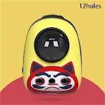 Red face cat