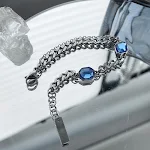 Corrente de Colar Hip Hop Dark Wind Masculino Acessório Moderno Estilo Urbano Design Único Resistente e Duradouro Perfeito para Homens com Atitude e Personalidade — foto 3