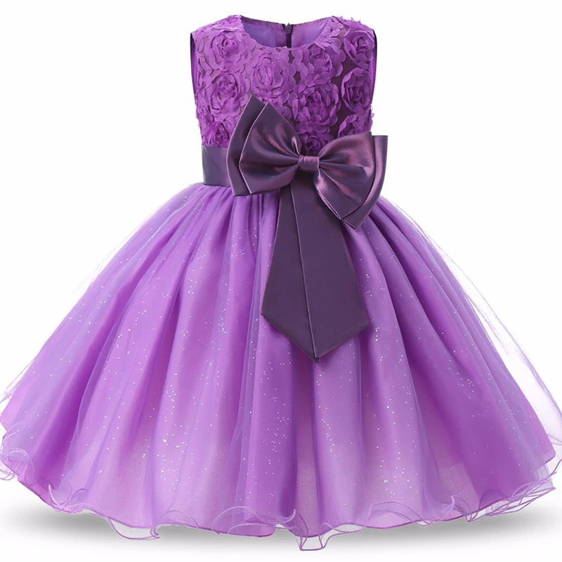 Title 5, Rose Kinderkleid für Mädchen, ideal für besonde...