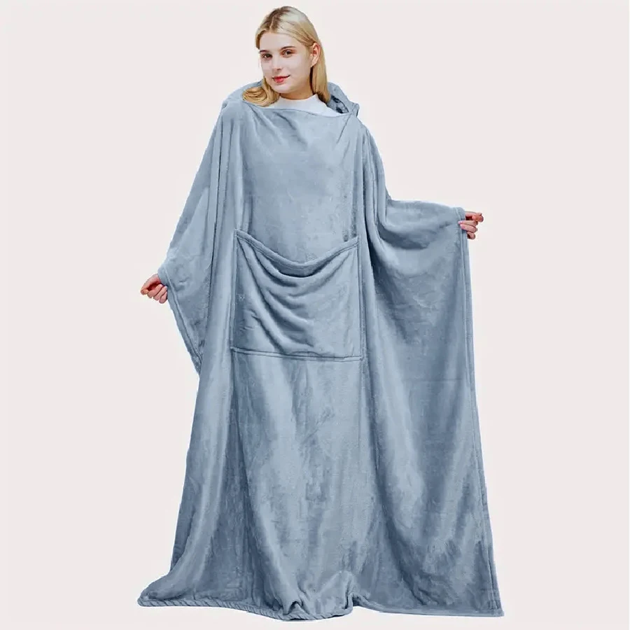 Car Airable Cover Flannel Soft and Comfortable Lazy Blanket with Pillow. Enjoy ultimate comfort and relaxation during yo — photo 1