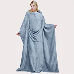 Car Airable Cover Flannel Soft and Comfortable Lazy Blanket with Pillow. Enjoy ultimate comfort and relaxation during yo — photo 1