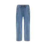 Jeans sueltos de cintura alta y lavado desgastado para mujer, estilo recto, ideales para un look casual y cómodo, perfectos para cualquier ocasión. — foto 3