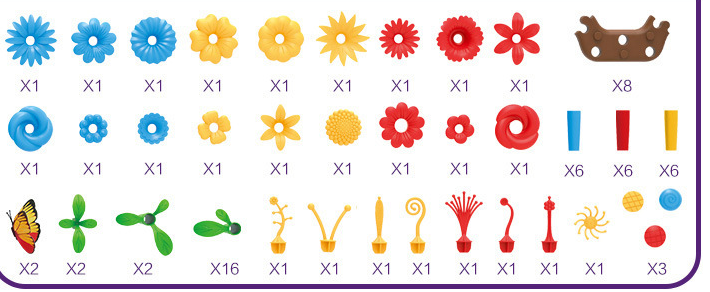 Dečije puzzle Plug Into The Garden World Set za razvoj i samostalnu izradu. Edukativna igra koja podstiče kreativnost i učenje. — foto 3