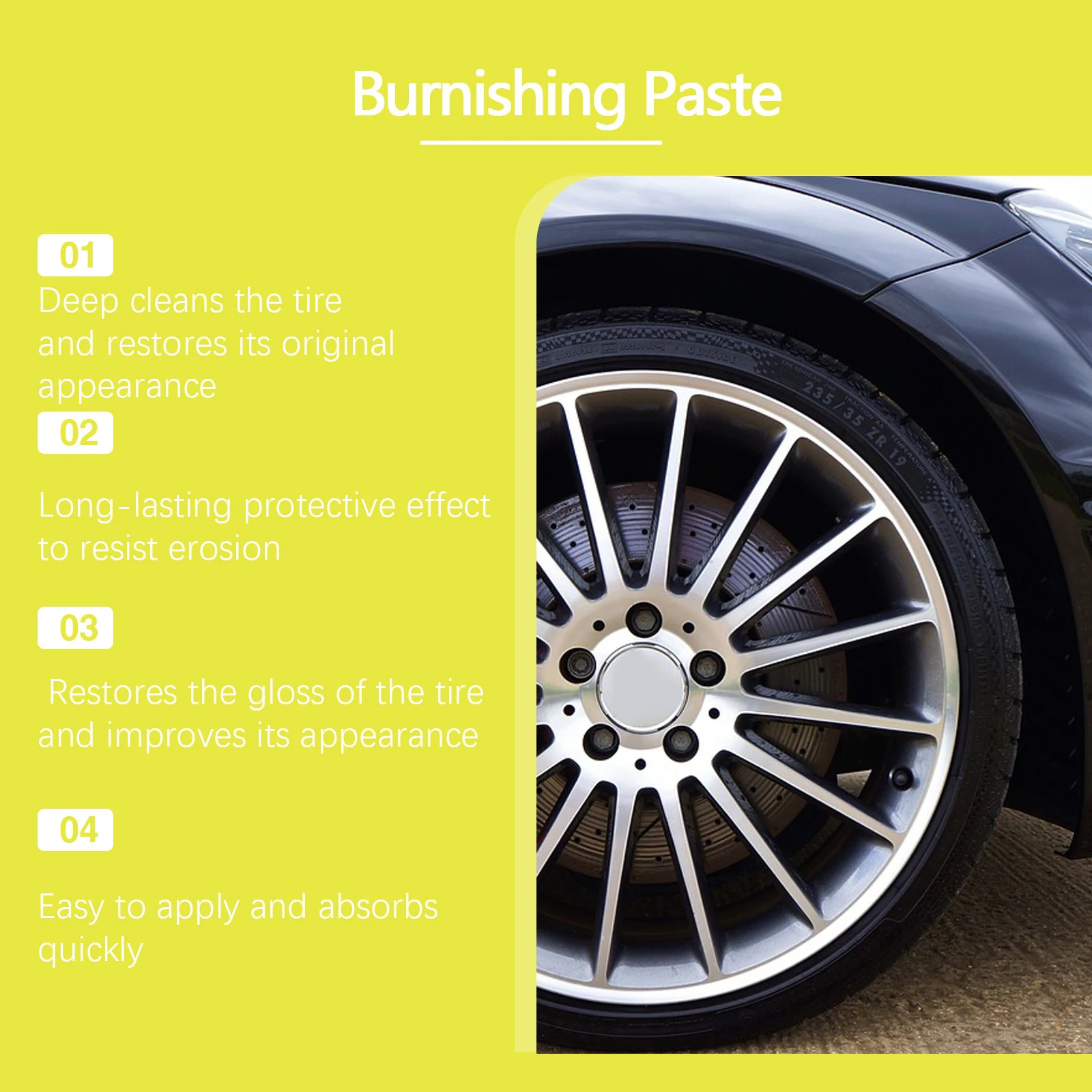 Title 1, Tire Maintenance Coating Paste Protects, restor...