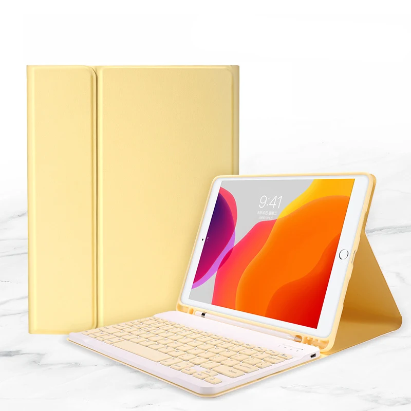 Title 8, Bluetooth Keyboard Leather Case for iPad, compa...