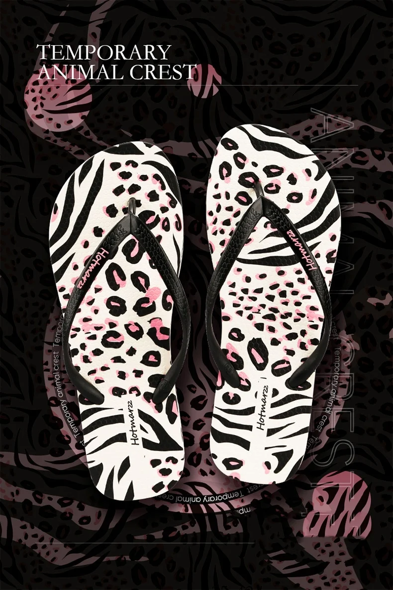 Chinelos femininos de leopardo antiderrapantes Chinelos de verão femininos Conforto e estilo para seus dias de sol e praia — foto 7