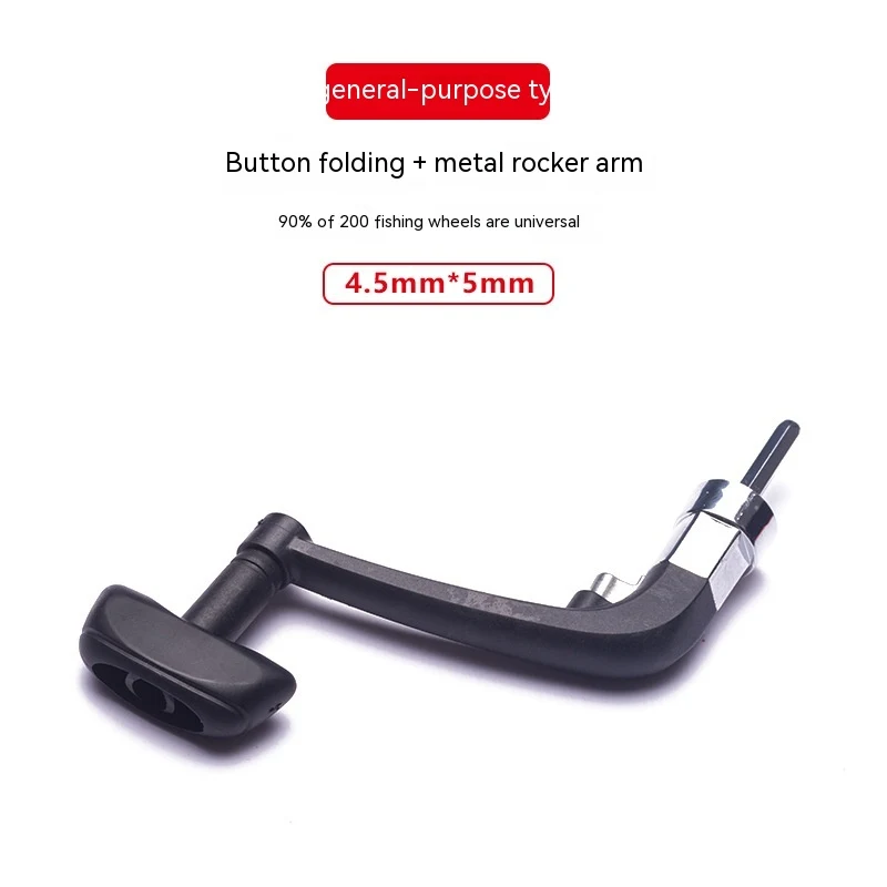 Carrete de pesca metálico con manivela plegable y balancín ideal para roca, duradero y fácil de transportar para una experiencia superior. — foto 7