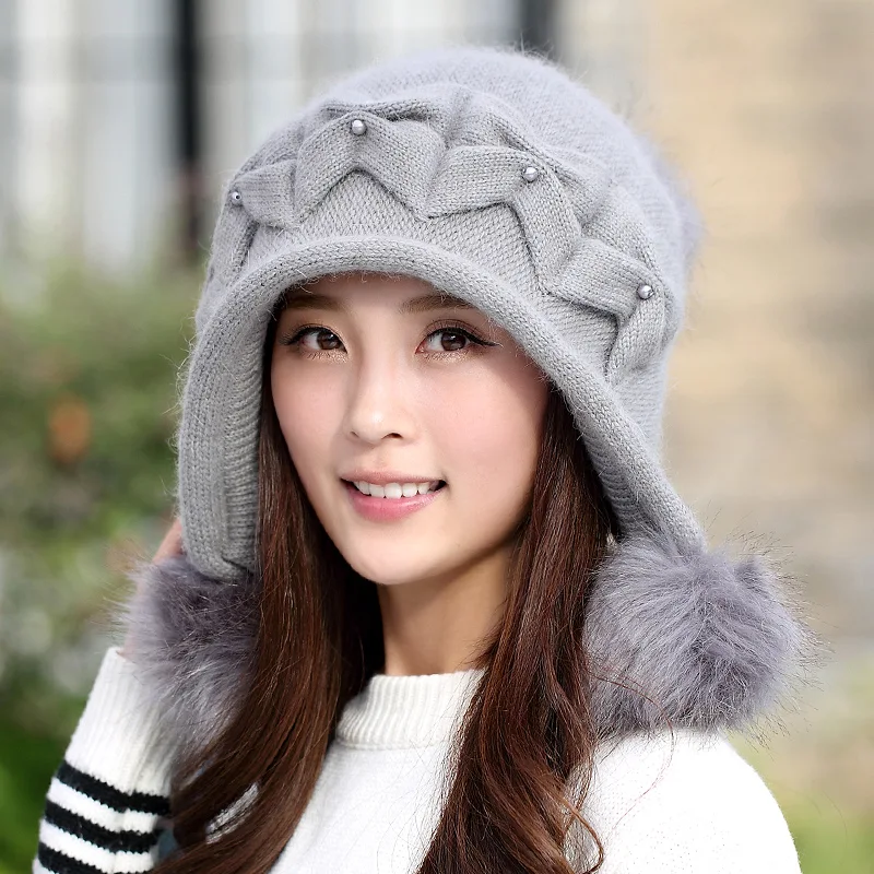 Title 5, Womens Autumn And Winter Knitted Woolen Hat