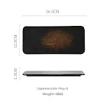10 Inch Ink Cloud Plate Dish