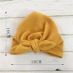 Fasce per neonati con nodo a fiocco e turbanti per bambini piccoli 6-18 mesi. Comodi ed eleganti per la testa del tuo bebè. — foto 6