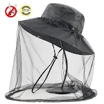 Sombrero de sol antimosquitos de malla para exteriores Protección solar y contra insectos para disfrutar al aire libre con comodidad y estilo. — foto 24