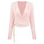 Skin-friendly breathable thin yoga cardigan tied sports long sleeve jacket offers comfort, flexibility, and is perfect f — photo 4