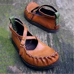 Flat sole casual buckle shoes comfortable and stylish footwear for everyday wear Versatile shoes for women seeking elega — photo 4