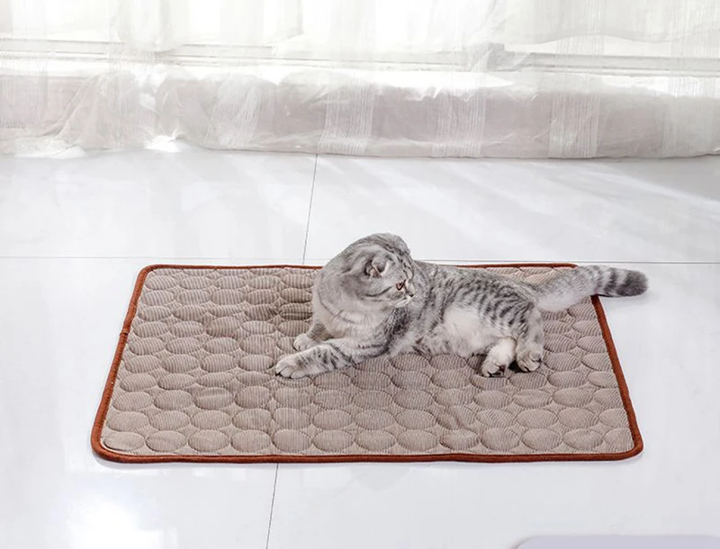 Title 3, Pet Cooling Mat for Dogs and Cats, Breathable D...