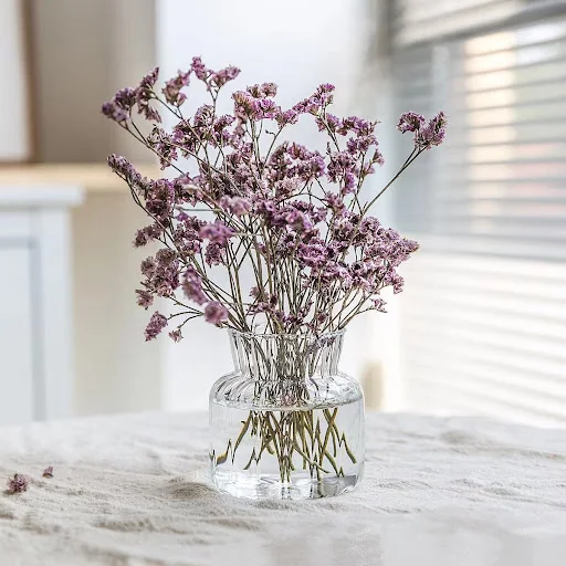 Title 8, Clear Glass Vase Living Room Decoration Flower ...