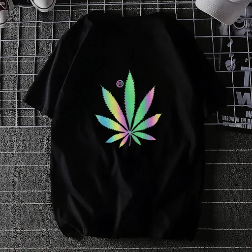 Title 5, Colorful Reflective Summer Short-Sleeved T-Shir...