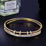 Pulseira de diamante de aço titânio explosivo Japão e Coreia, design elegante e resistente para um visual marcante. — foto 5