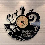 Orologio da parete in vinile a forma di gatto creativo, decorazione per camera. Movimento al quarzo ultra silenzioso. Design unico e moderno. — foto 3