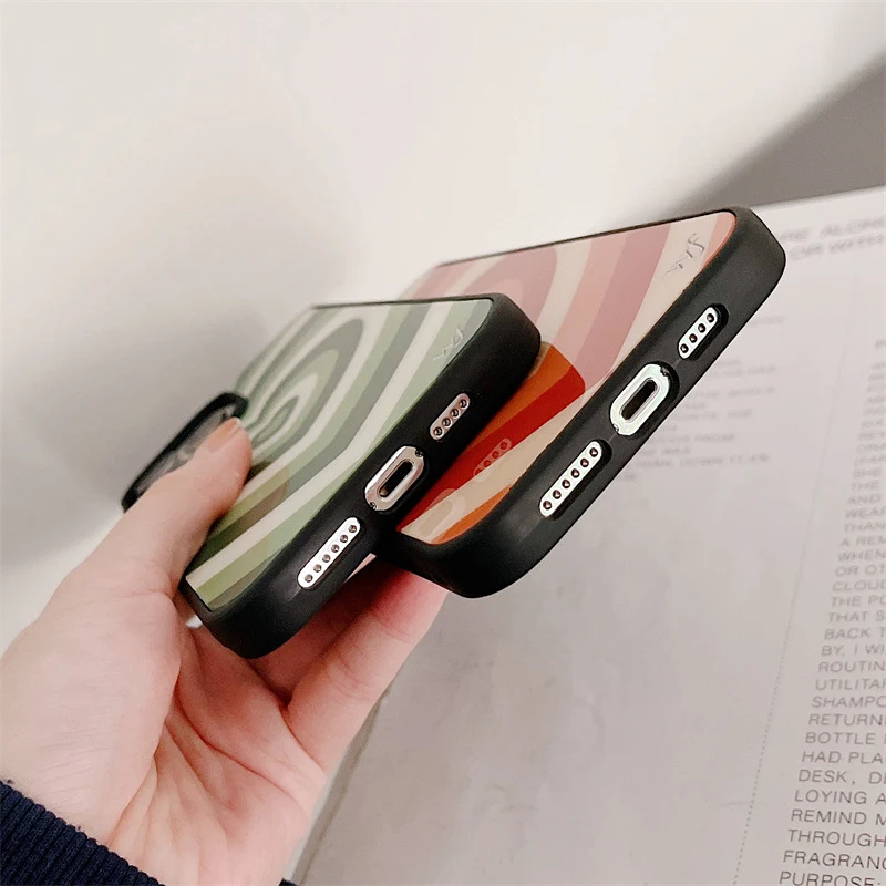 Title 4, Capinha de celular estilo coreano com coração g...