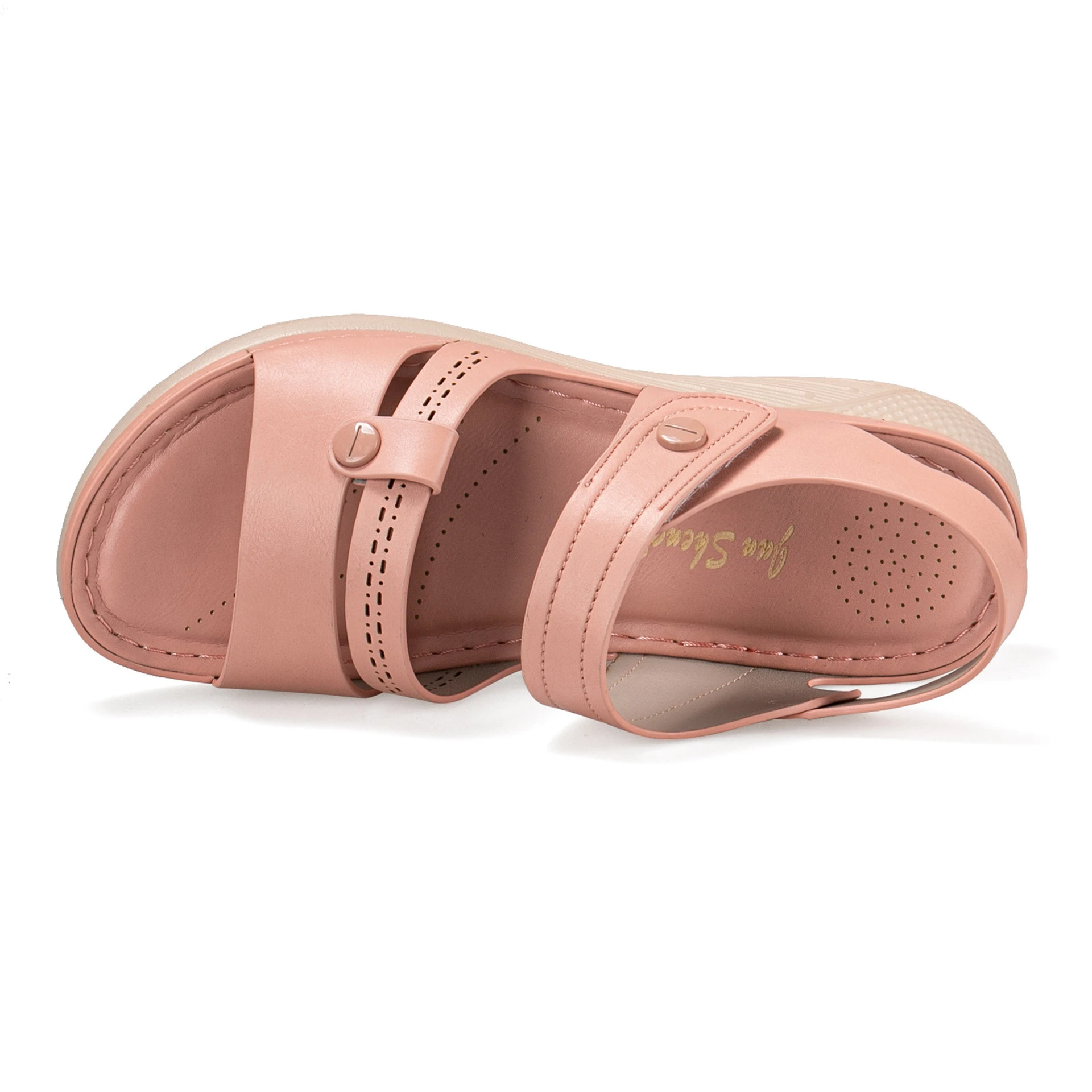 Women's solid color slippers, European and American style, large sizes 36-42, comfortable for everyday wear — photo 4