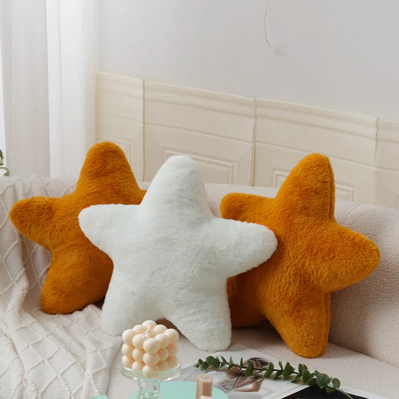 Almofada com estampa de estrela para cadeira tatami, encosto e decoração de janela bay, conforto e elegância para o seu espaço. — foto 5