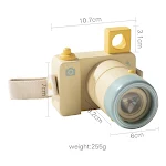 Câmera de simulação infantil Kaleidoscope Puzzle, modelo portátil. Estimula a criatividade e diversão, um brinquedo para pequenos fotógrafos! — foto 8