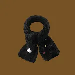 Black scarf.