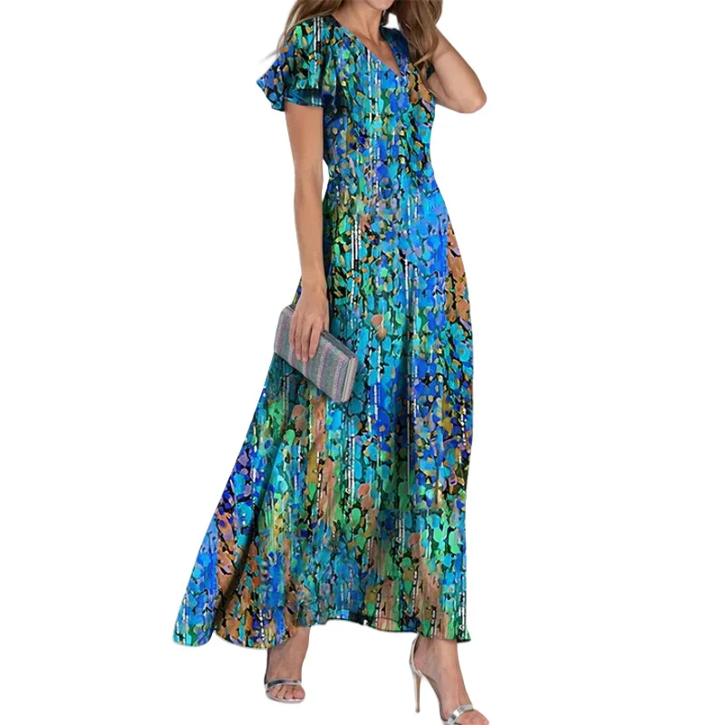 Title 5, Womens Fashion Large Swing V-neck Short Sleeve...