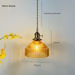 Nordic Retro Brass Glass Chandelier. Illuminate your home with elegance. Vintage design, warm light, and inviting ambian — photo 5