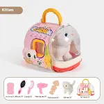 Brinquedo de Pelúcia Coelho Elétrico Infantil Fofo Emulação Movimento de Orelhas Interativo Presente Perfeito Amigos Pequenos Alegria e Diversão — foto 14
