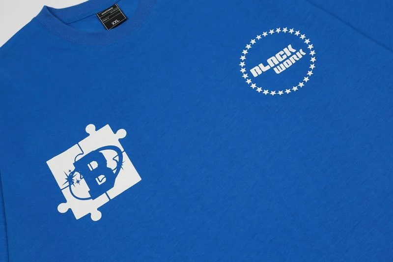 Jigsaw Printed Short Sleeve T-shirt For Male Hip Hop Oversize — photo 8