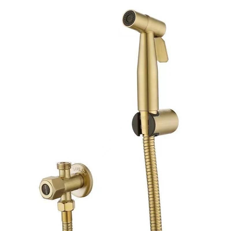 Title 12, Set bidet con pistola spray acqua dorata nera s...