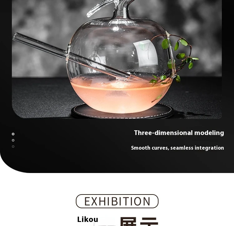 Title 1, Fruit Shape Creative Glass Mixing Glasses perfe...
