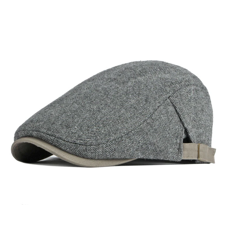 Title 3, Retro Literary Beret Hat for Men and Women. Sty...