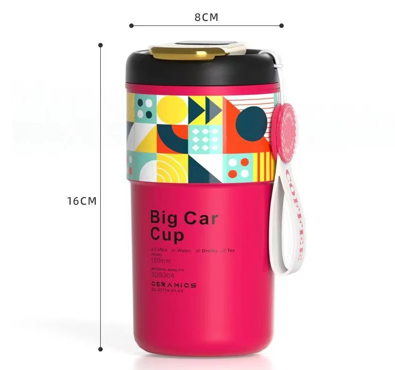 Creative Ceramic Inner Pot Intelligent Temperature Measuring Vacuum Cup. Keeps your drinks at the perfect temperature, p — photo 8