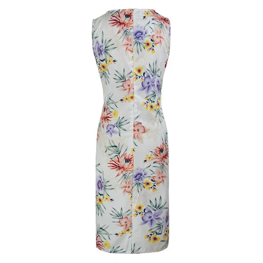 Title 12, Womens Printed Sleeveless Stitching Dress