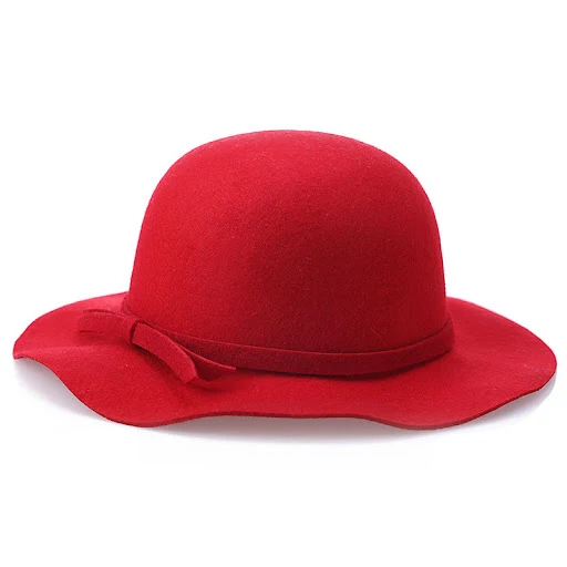 Title 9, Womens Pure Wool Wave Basin Hat Woolen
