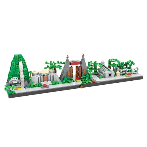 Title 3, Jurassic Park Skyline Compatible with Assembled...