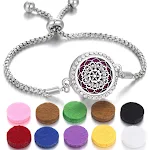 Novo 2024 Bracelete Aromaterapia Caleidoscópio Difusor Óleo Essencial Medalhão Pingentes Feminino Aroma Difusor Jóias — foto 21