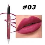 Matte Makeup Lip Liner 6 Colors Discoloration Resistant Define and Shape Lips for a Long Lasting Flawless Finish — photo 4