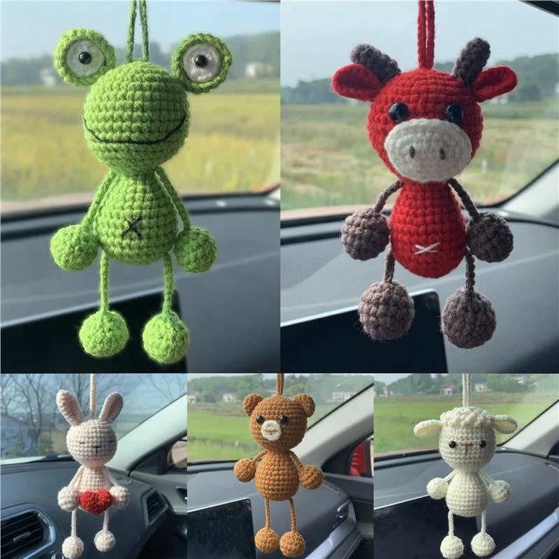 Handmade crocheted cute little animal doll ornaments perfect for decorations, gifts, or to add charm and personality to — photo 4