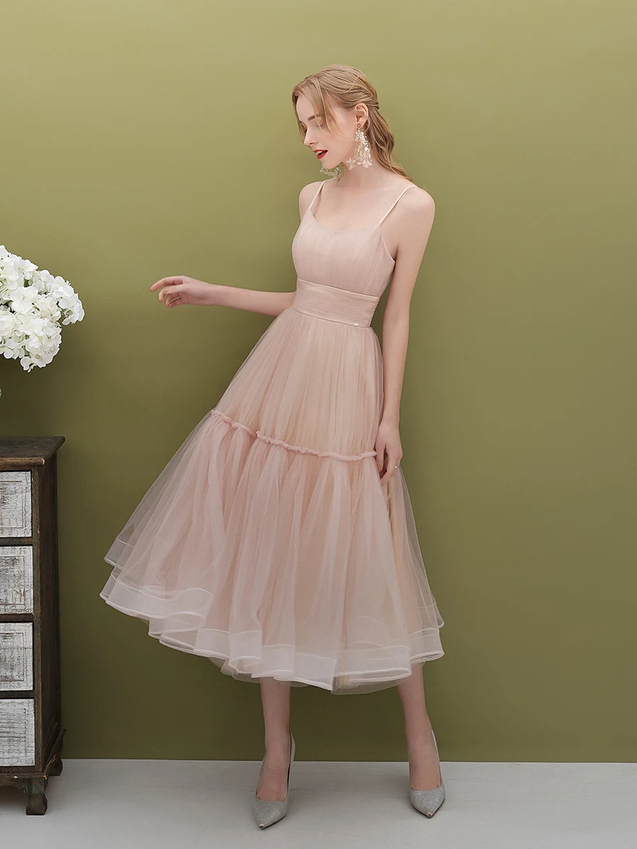 Super Fairy Mori stijl midi jurk, perfect voor een sprookjesachtige look. Ideaal voor speciale gelegenheden, met een delicaat en charmant design. — foto 12