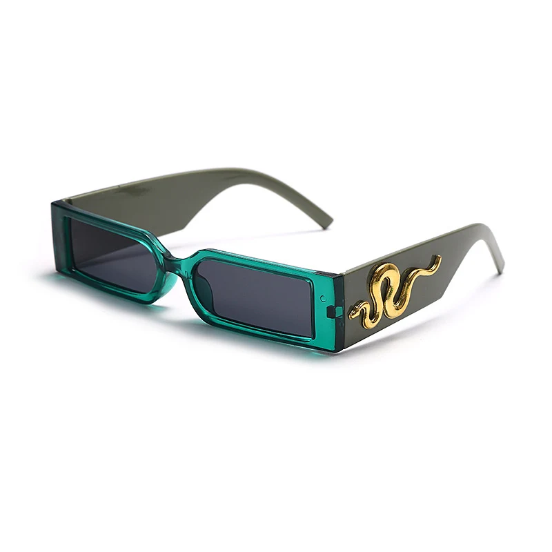 Small Frame Hip-hop Diamond-studded Snake Sunglasses for Men and Women. Get noticed with these stylish shades, perfect f — photo 4