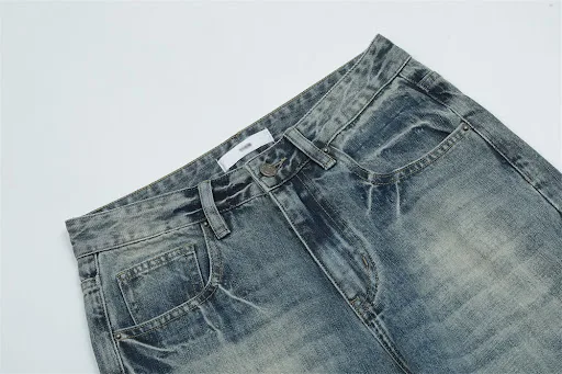 Title 9, Heren Jeans Broek Losse Pasvorm Brede Pijpen Co...