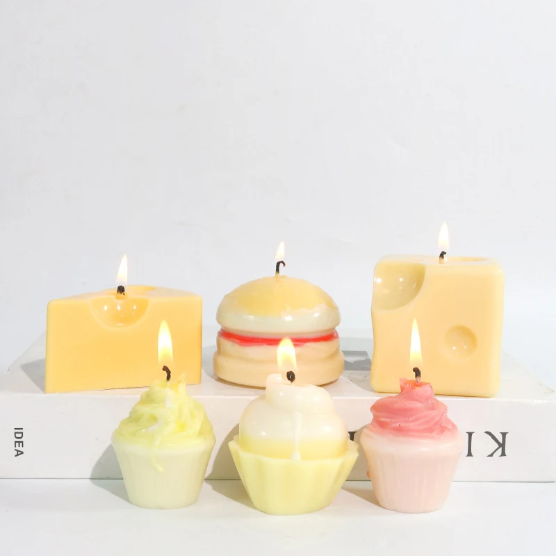 Title 1, Molde de silicone para velas de sorvete de hamb...