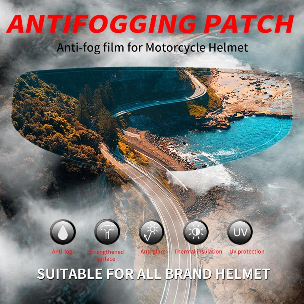 Title 2, Motorradhelm-Visier Anti-Beschlag-Folie Anti-Be...