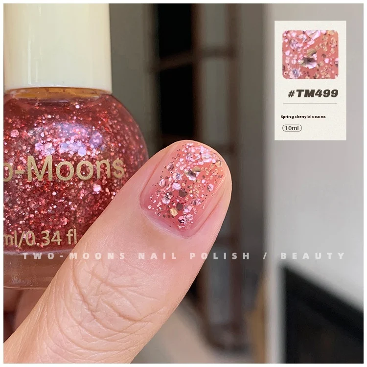 Pure Color Sequins Nail Polish, Baking-free and Tear-free, long-lasting shine, easy application for perfect, dazzling na — photo 23