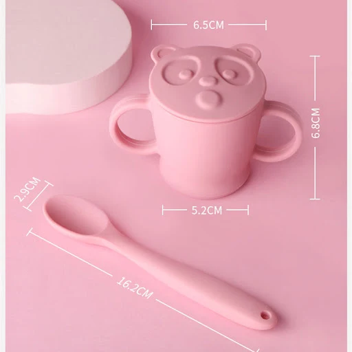 Title 1, Pure Color Baby Water Cup with Double Ears and ...