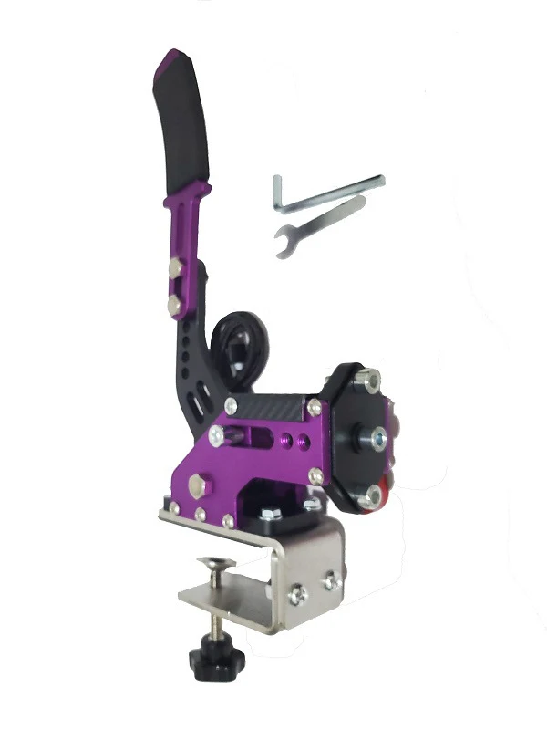 Kit de simulador de drift racing com volante, assento e freio de mão linear para uma experiência imersiva e controle preciso. — foto 4