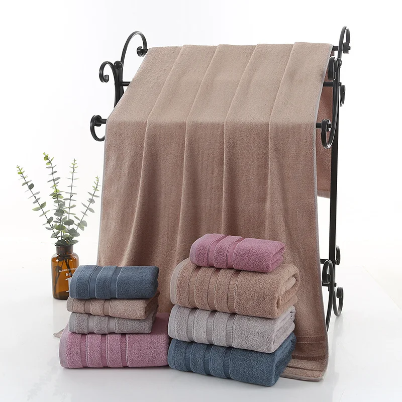 Toalha de banho de bambu com fibra e tinta para adultos, super absorvente. Ideal para uso doméstico. Maciez, durabilidade e conforto. — foto 1